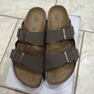 Birkenstock brand sandals only worn once.